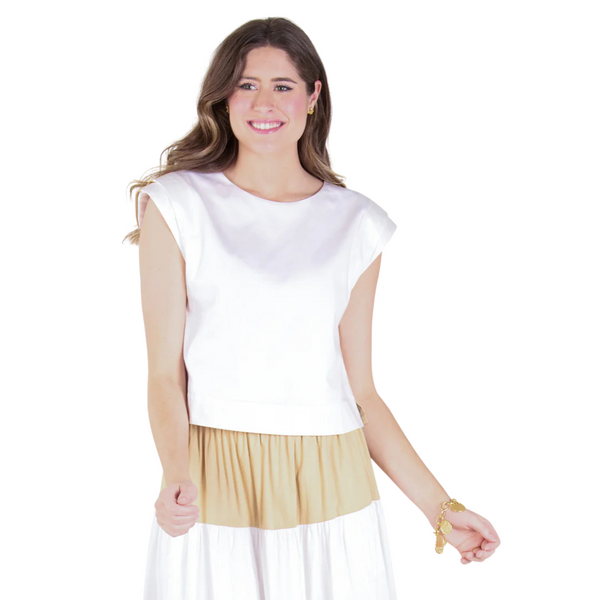 Emily McCarthy Hatti Tank White Sand