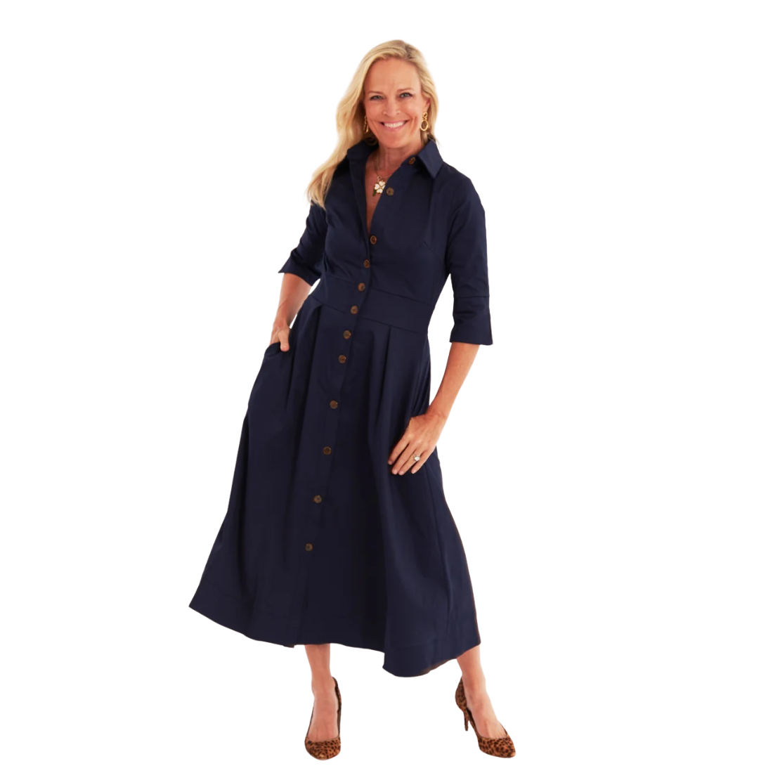 CK Bradley Monaco Dress Navy
