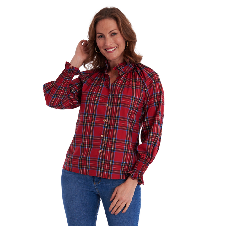 CK Bradley Frau Blouse Royal Stewart