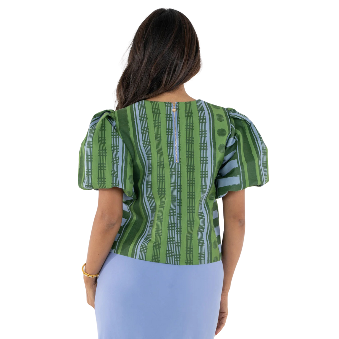 Emily McCarthy Jane Top Forest Jubilee Jacquard