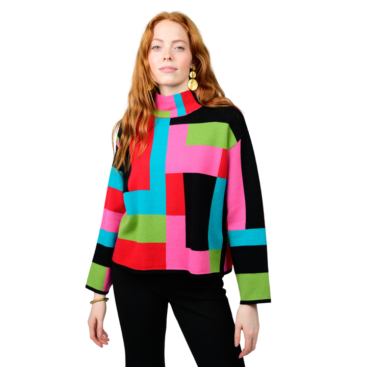 Ivy Jane Color Block Sweater
