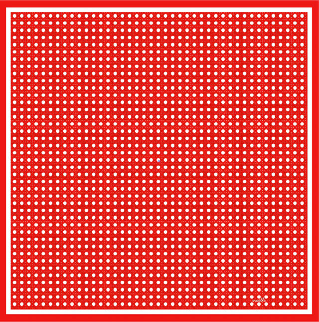 Swells Red Rattan Scarf