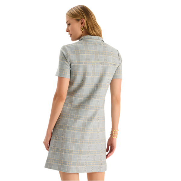 Tyler Boe Casey Knit Plaid Dress