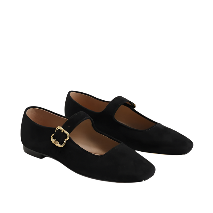 Sam Edelman Michaela Flat Black Suede