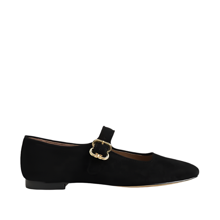 Sam Edelman Michaela Flat Black Suede