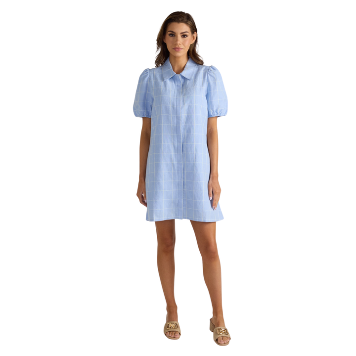 Thomas & Lourdes Anderson Dress Window Pane