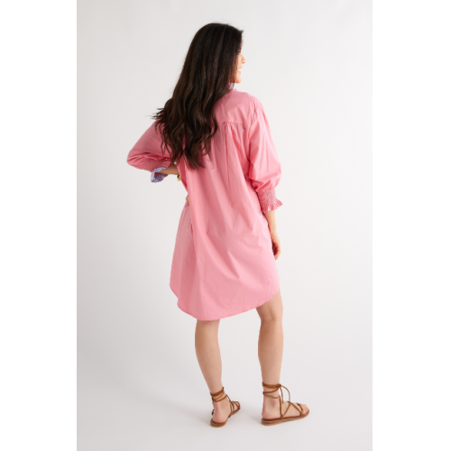 Caryn Lawn Kimberly Dress Coral