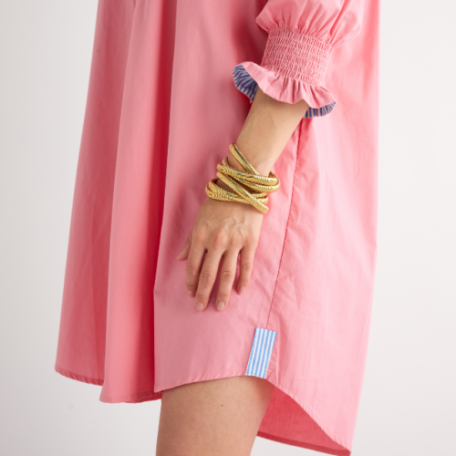 Caryn Lawn Kimberly Dress Coral