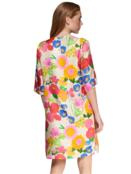 Vilagallo Lizette Dress Silk Florals