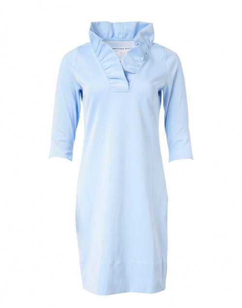 Gretchen Scott Ruffle Neck Dress