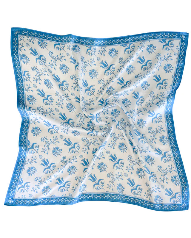 Swells Hydrangea Block Print Scarf