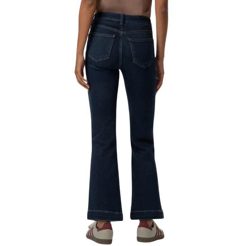 KUT Kelsey High Rise Flare Patience Wash
