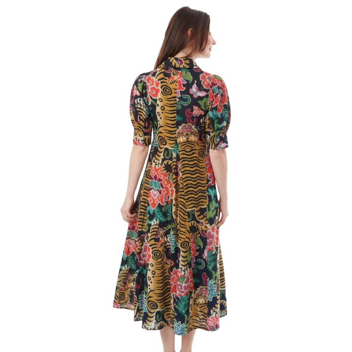 Dizzy Lizzie Montauk Dress Floral Tiger