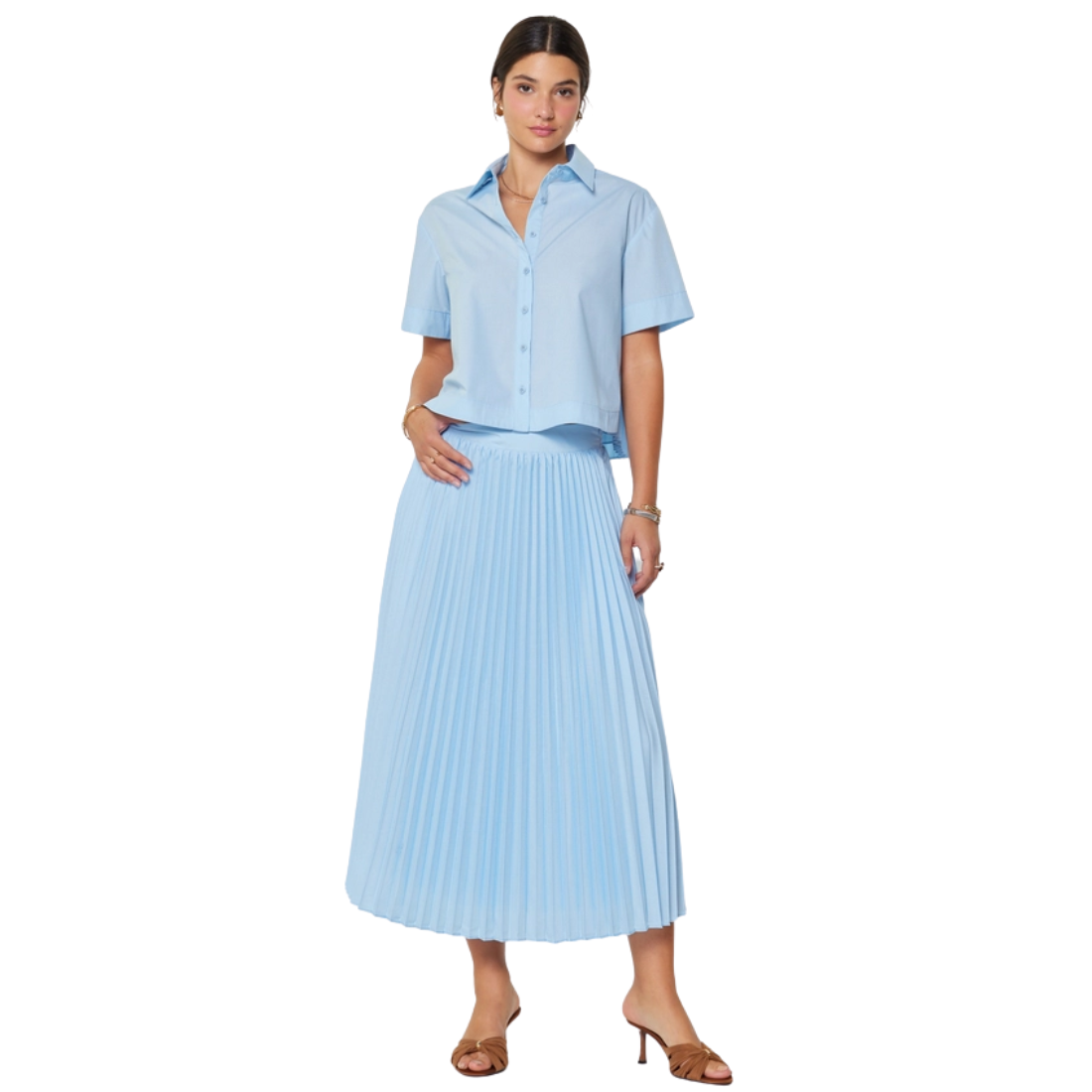 Paloma Pleat Back Top