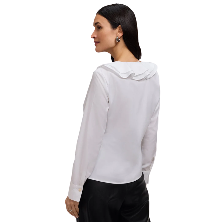 Foxcroft Shantel Ruffle Shirt