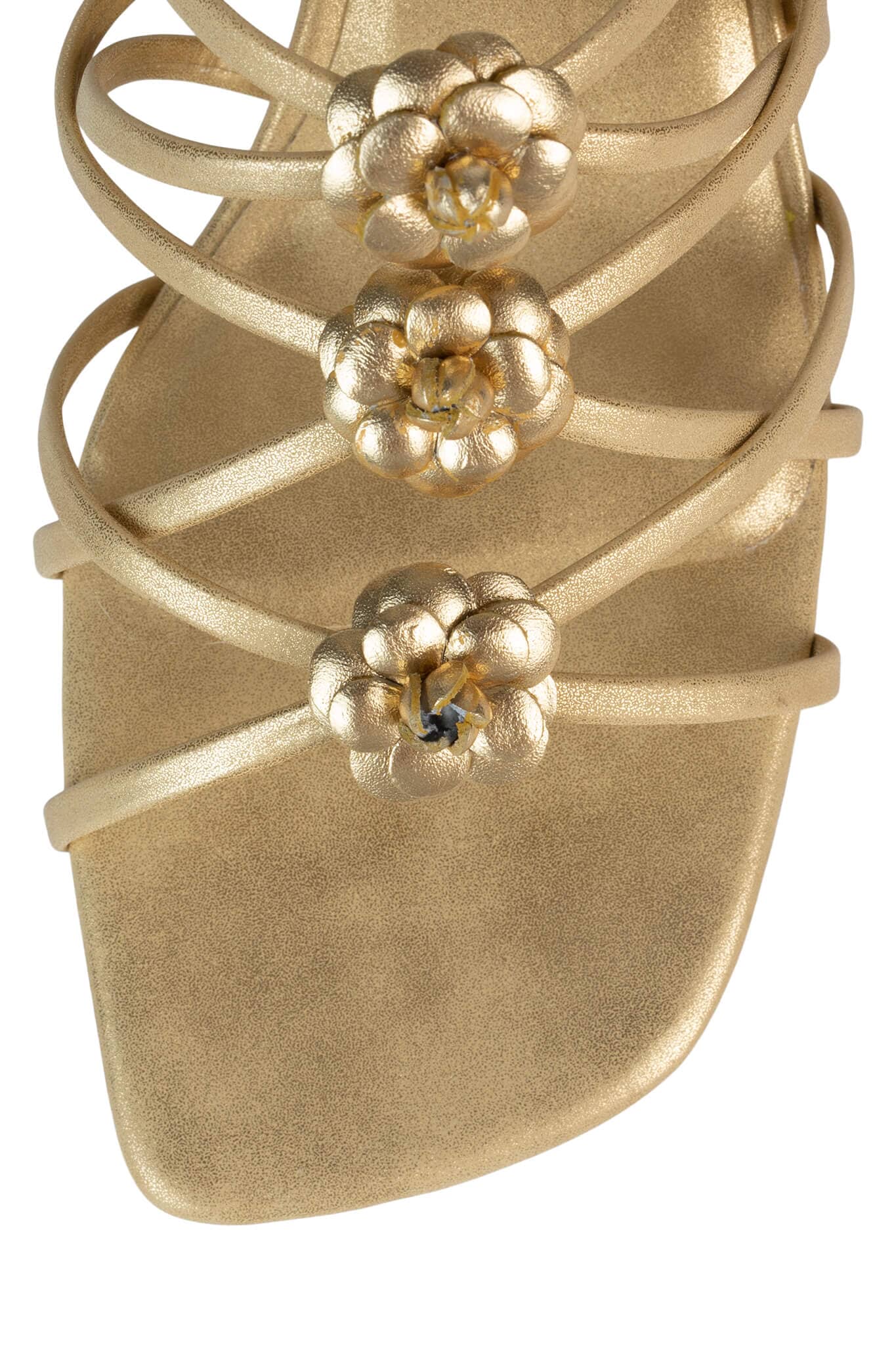 Jeffrey Campbell Sociable Sandal Gold