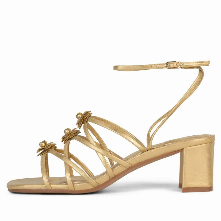 Jeffrey Campbell Sociable Sandal Gold