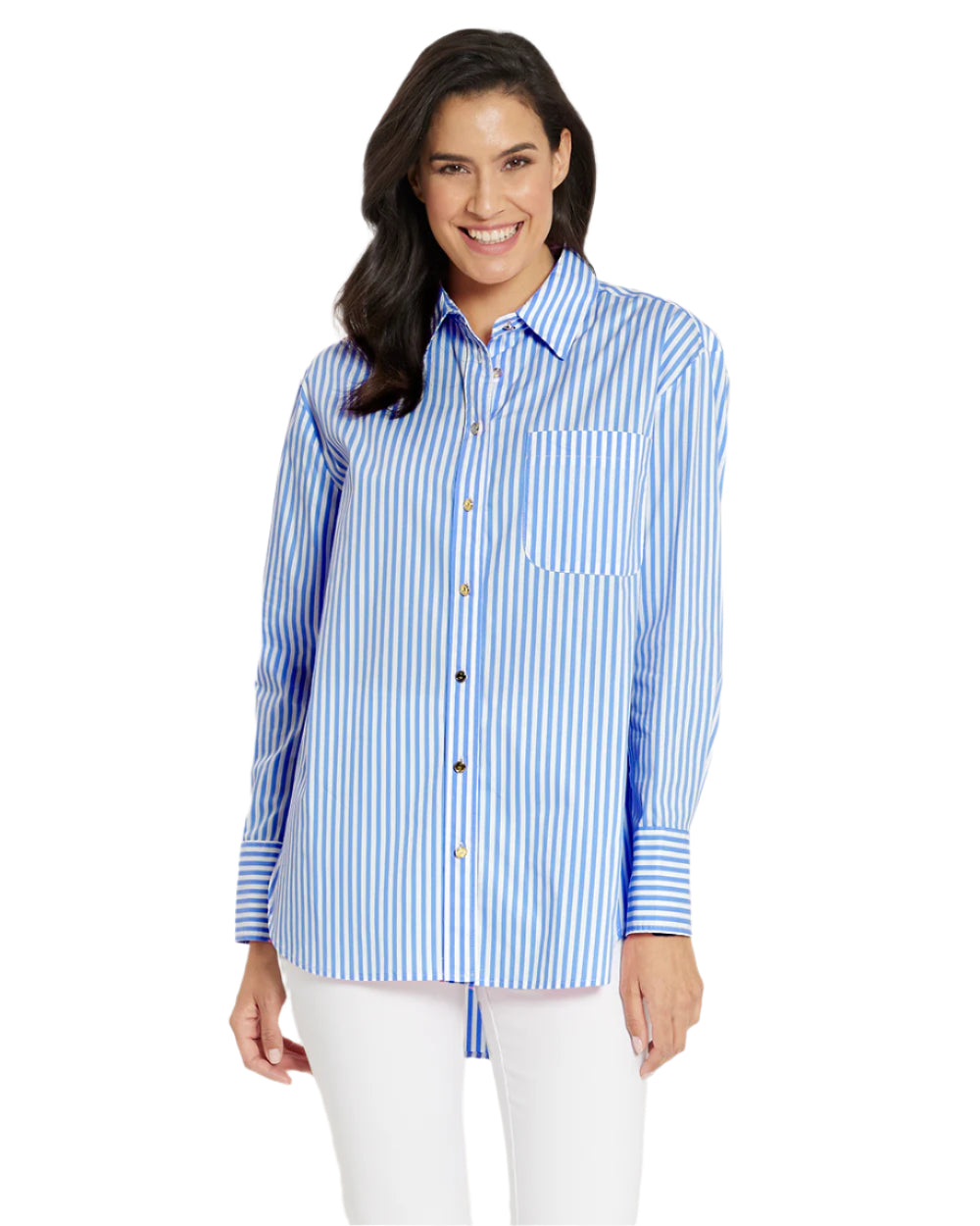 Jude Connally Kimber Top French Blue Stripe