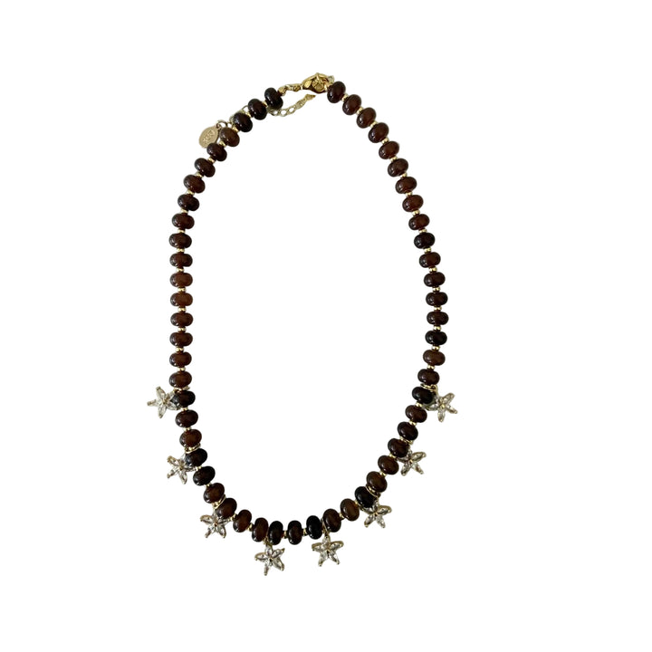 Smith & Co. Beaded Bloom Necklace