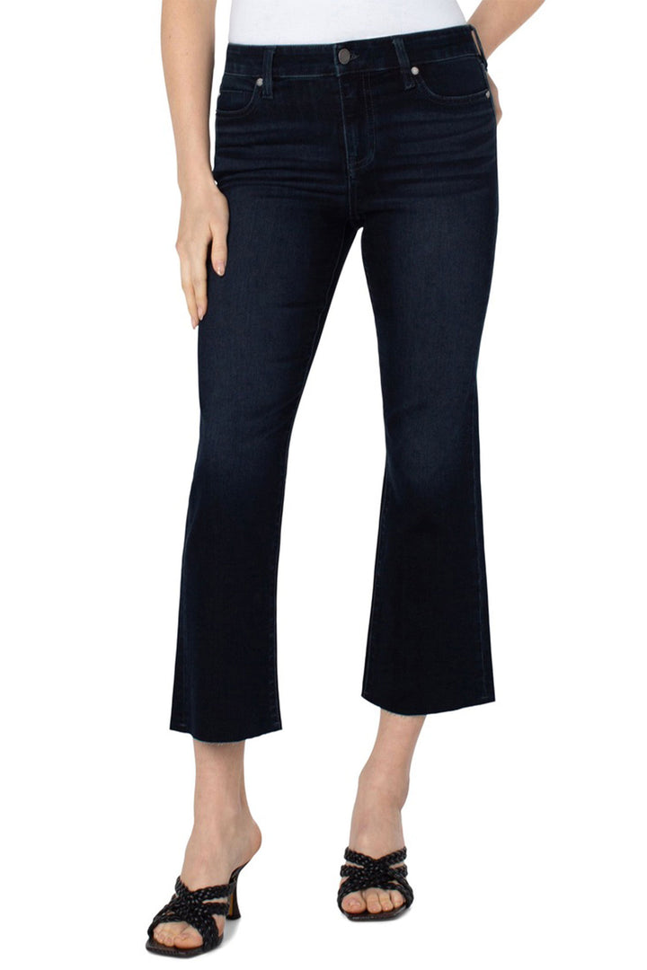 Liverpool Hannah Cropped Flare Pant Piedmont