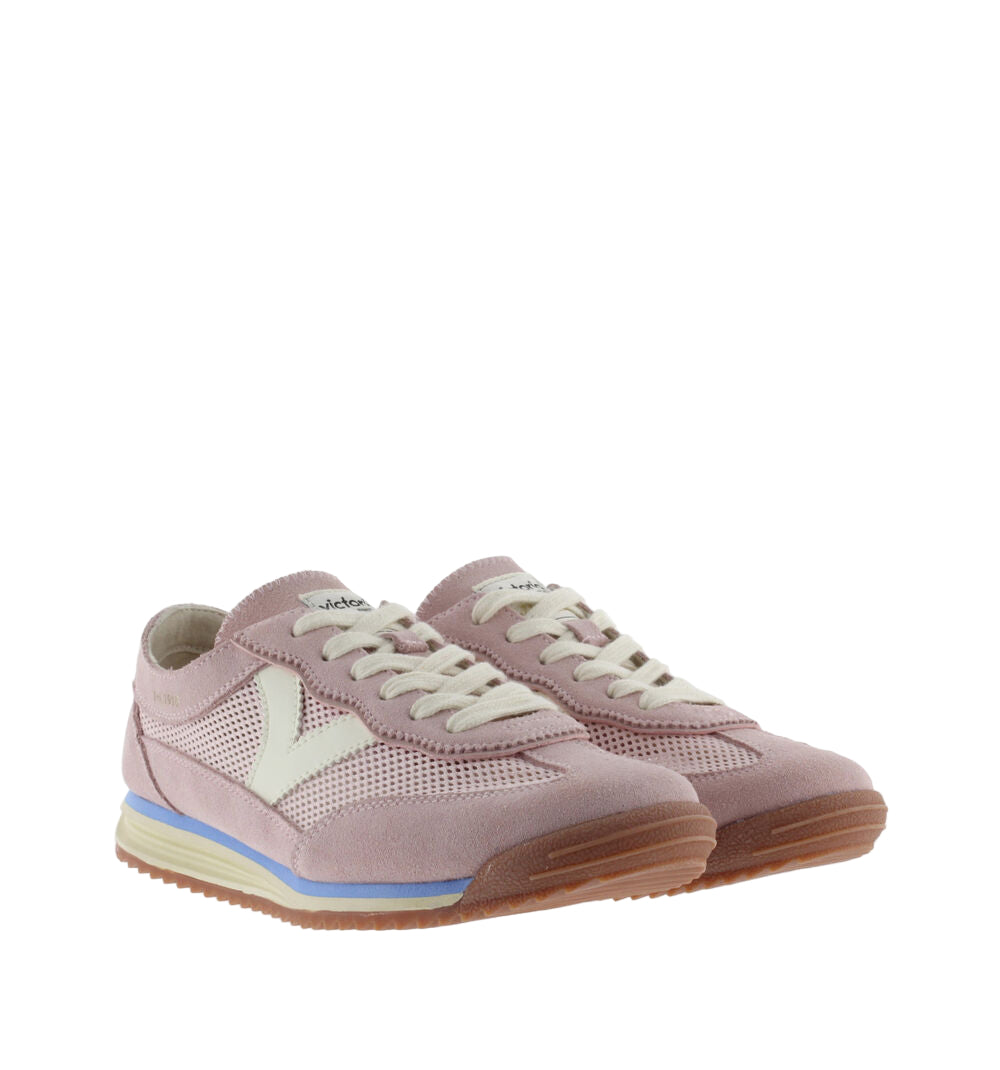 Victoria Saturno Mesh & Split Leather Sneaker