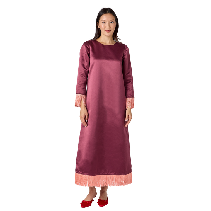 Crosby Drewry Dress Wine