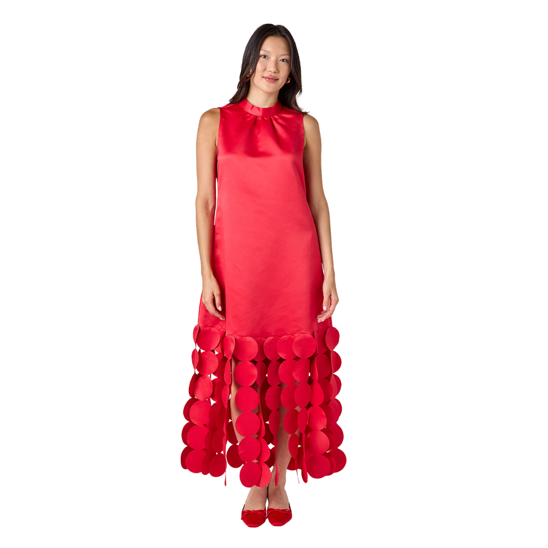 Crosby Ponce Party Dress Ruby