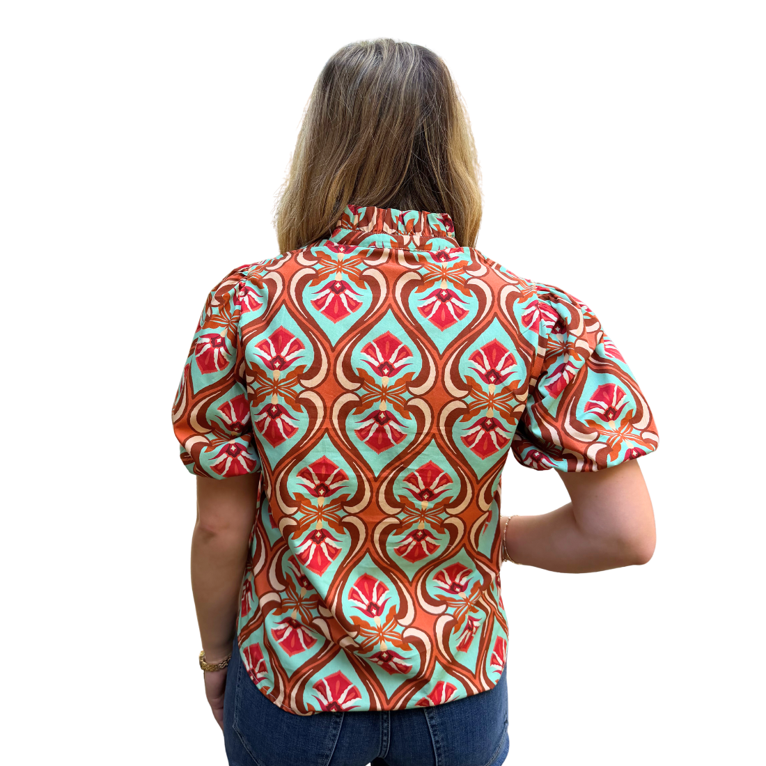 Maude Vivante Kai Top Geo Mint