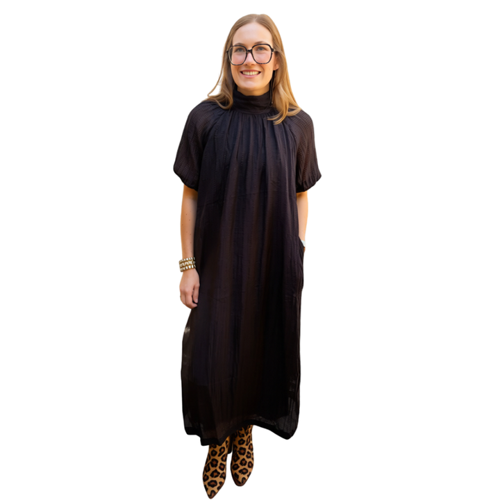 Caryn Lawn Ryan Bow Maxi Dress