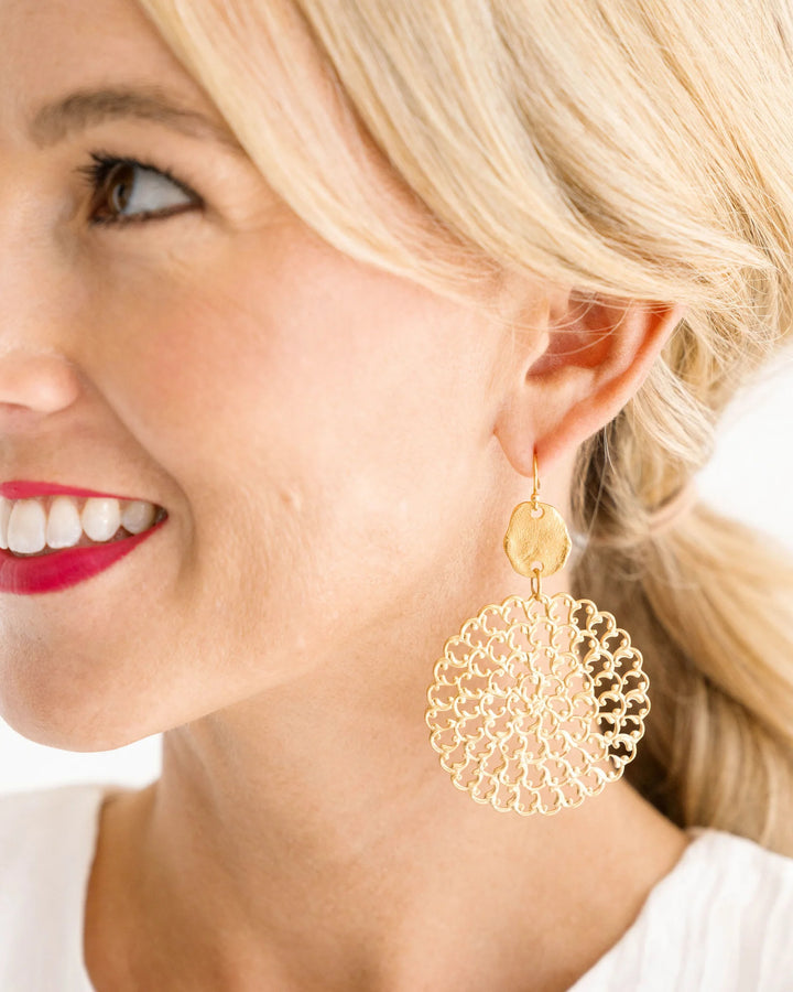 Susan Shaw Filigree Earrings
