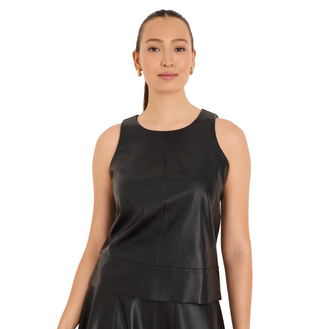 Nic + Zoe Leather Tank