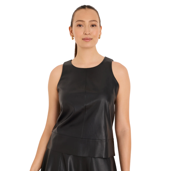 Nic + Zoe Leather Tank