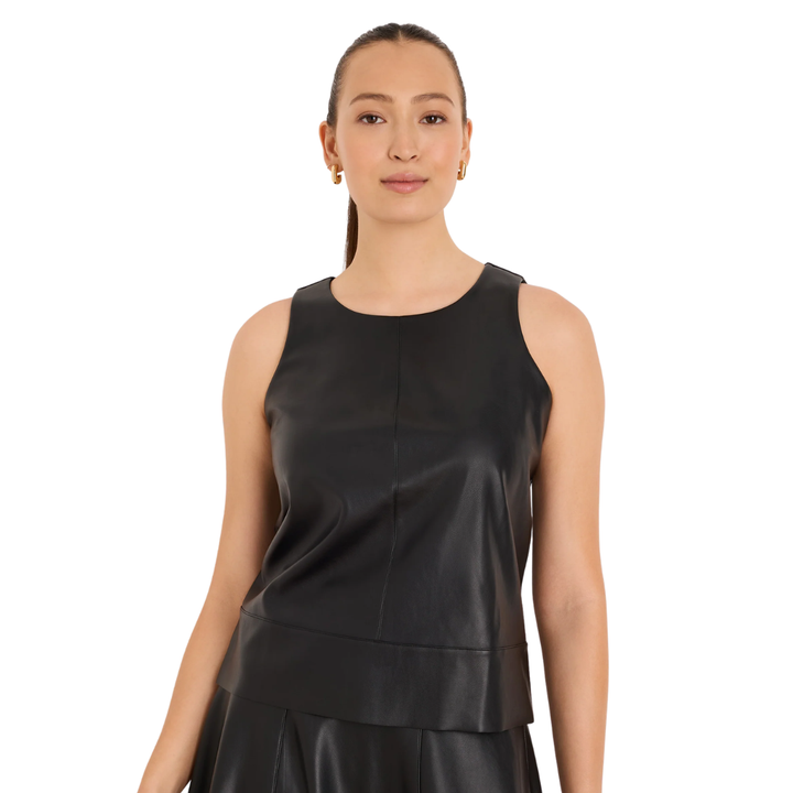 Nic + Zoe Leather Tank