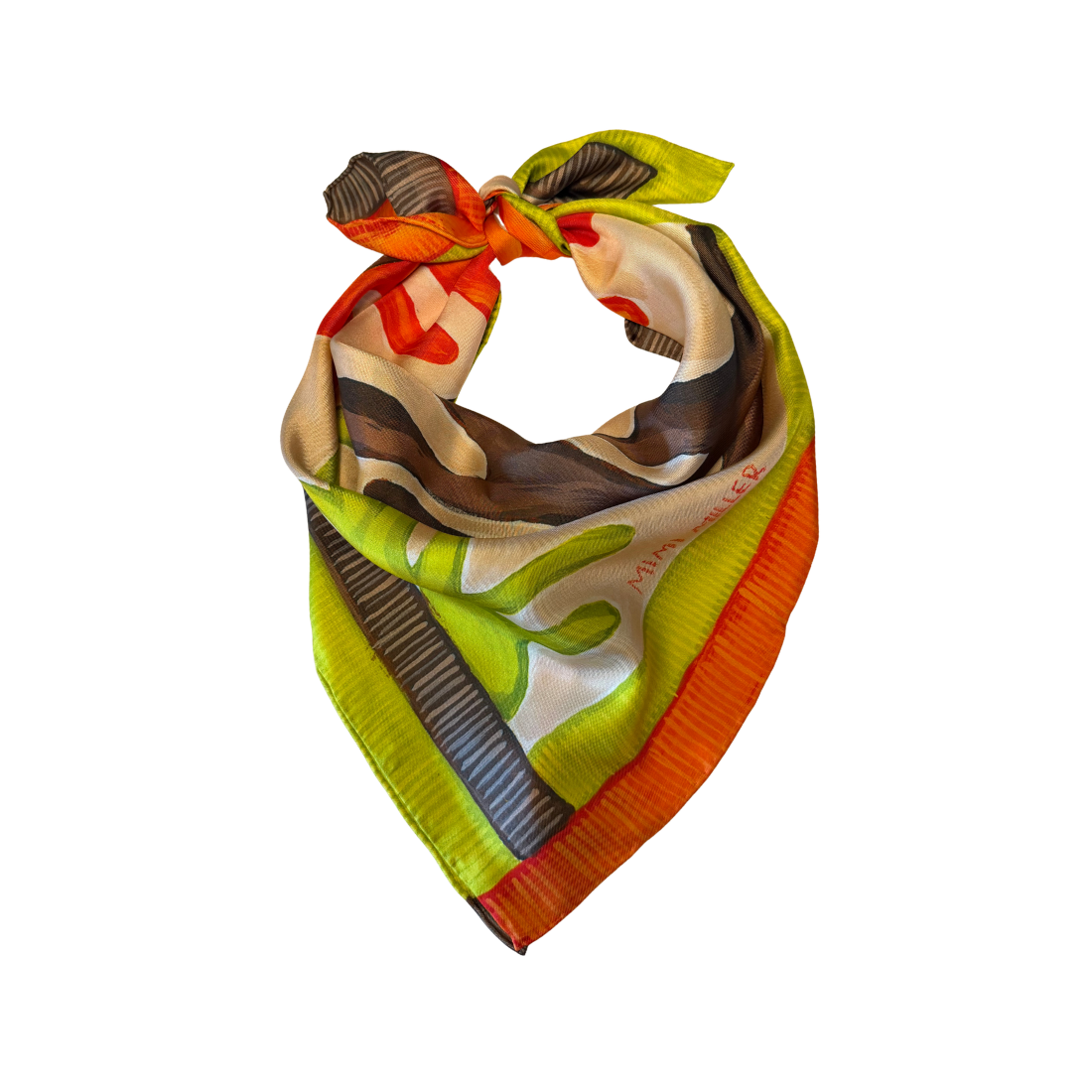 Mimi Miller Coral Scarf