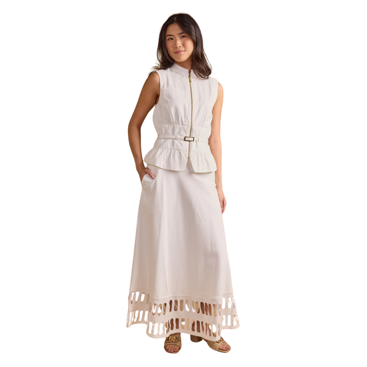 Thomas & Lourdes Dalia Skirt Creme