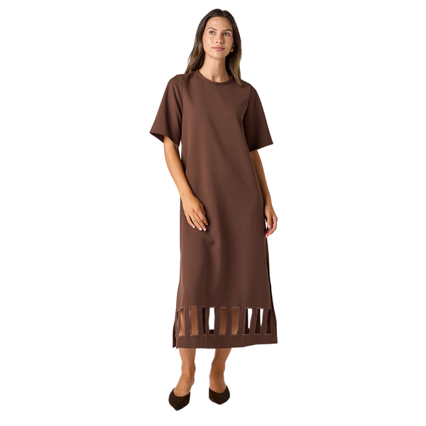 Crosby Grayson Dress Brownie