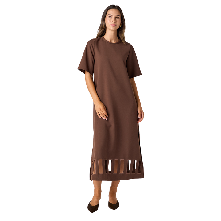 Crosby Grayson Dress Brownie