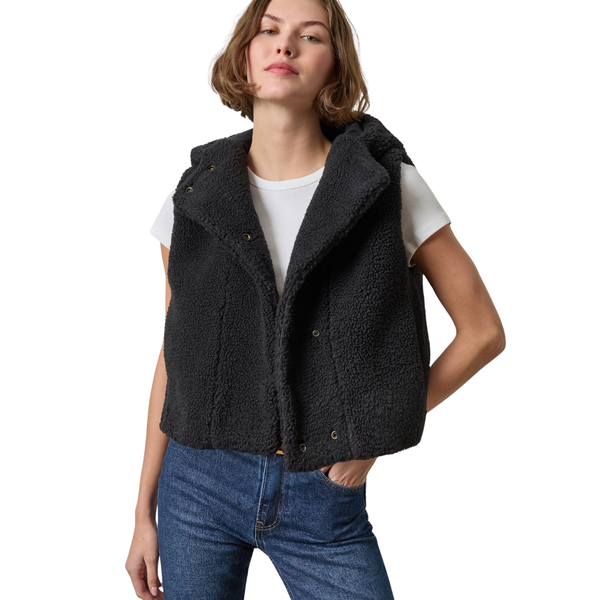 Lilla P Hooded Sherpa Vest
