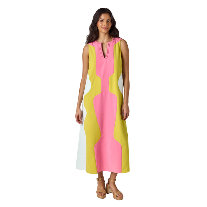 Crosby Schaeffer Dress Garden Colorblock