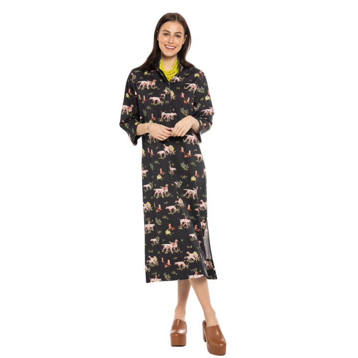 Holly Shae Grace Dress Hunt Dog Black