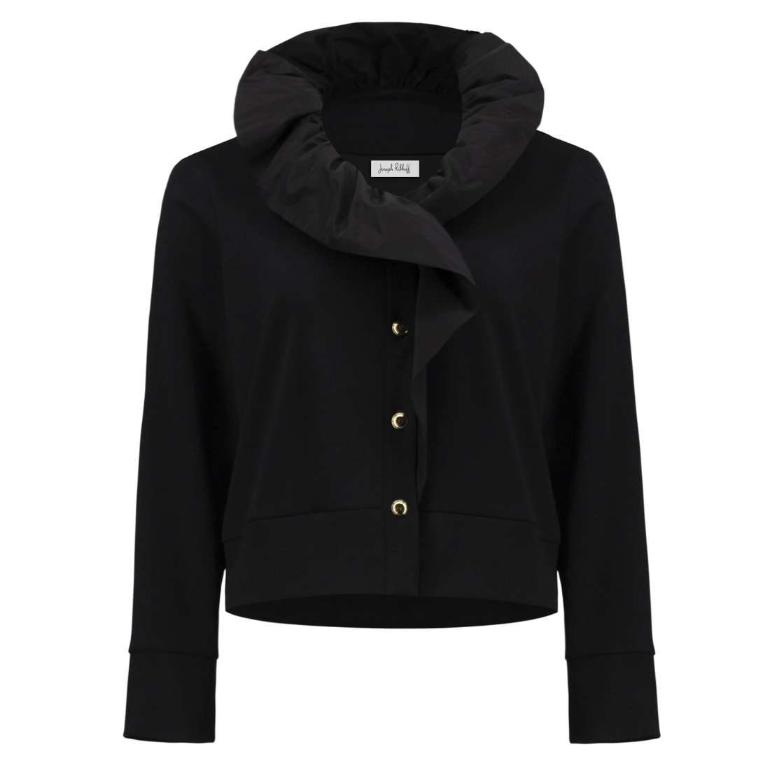 Joseph Ribkoff Scuba Crêpe Ruffle Jacket