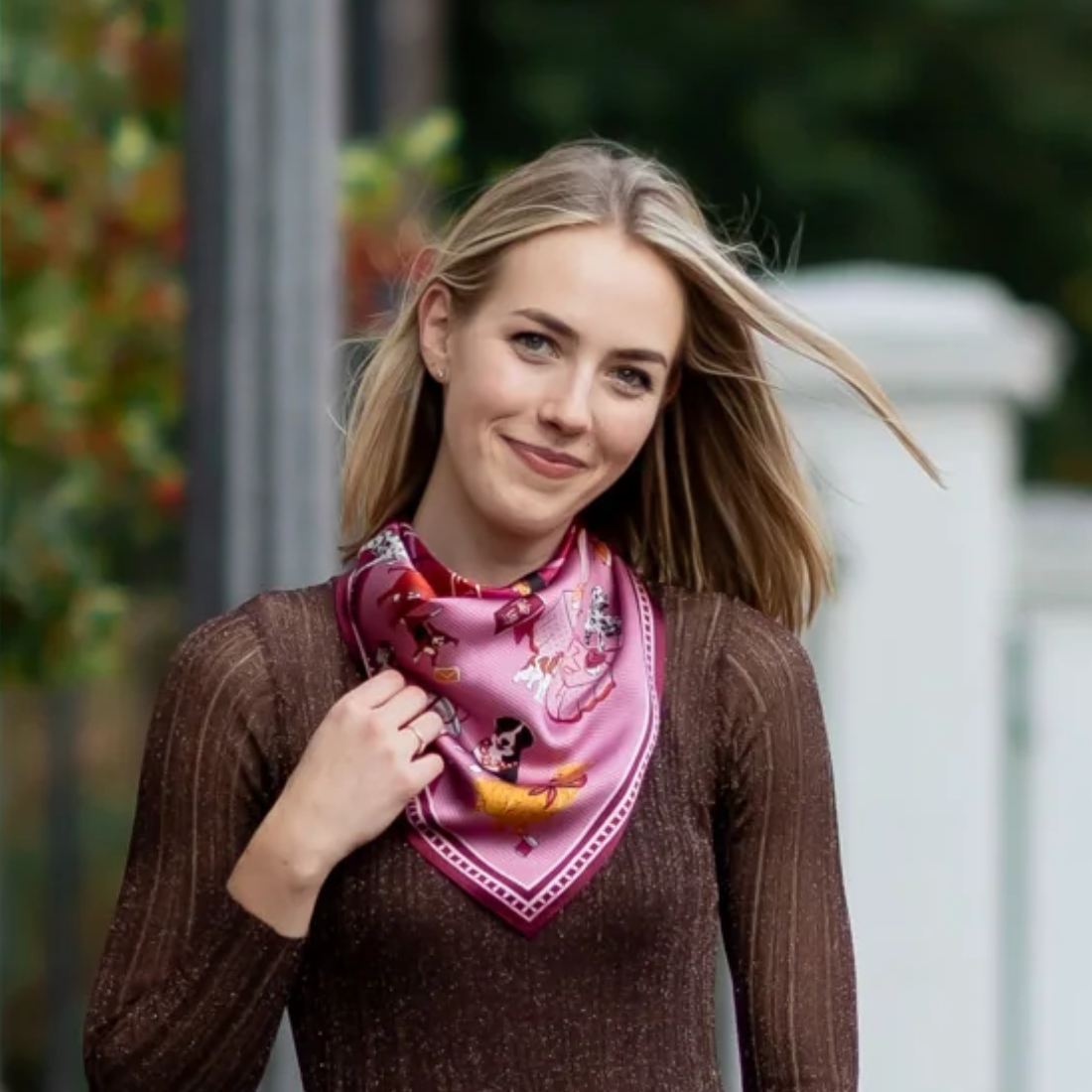 Swells Tails of NYC Dog Scarf