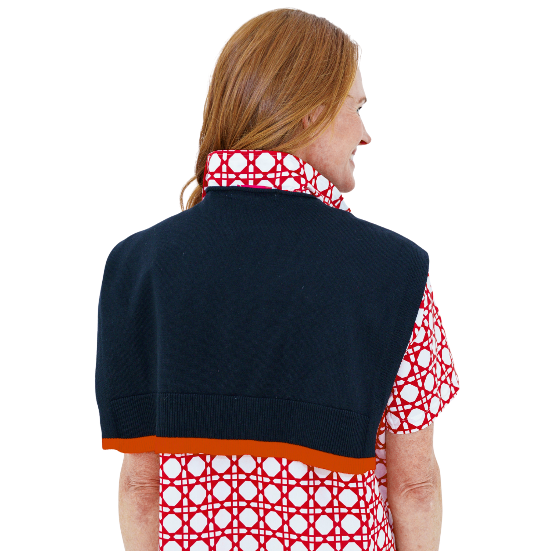 Caryn Lawn Caryn Cardi Red & Black