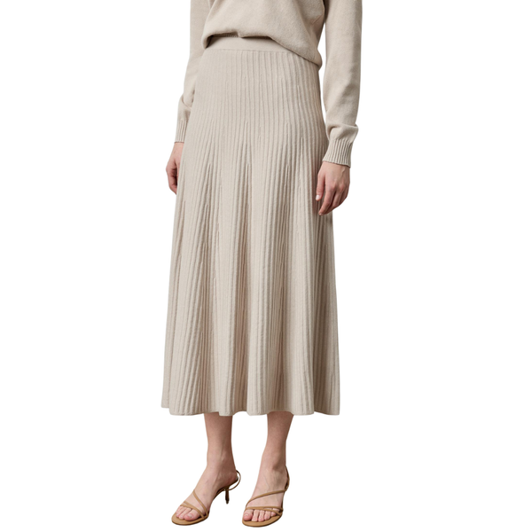 Lilla P Knit Flared Skirt