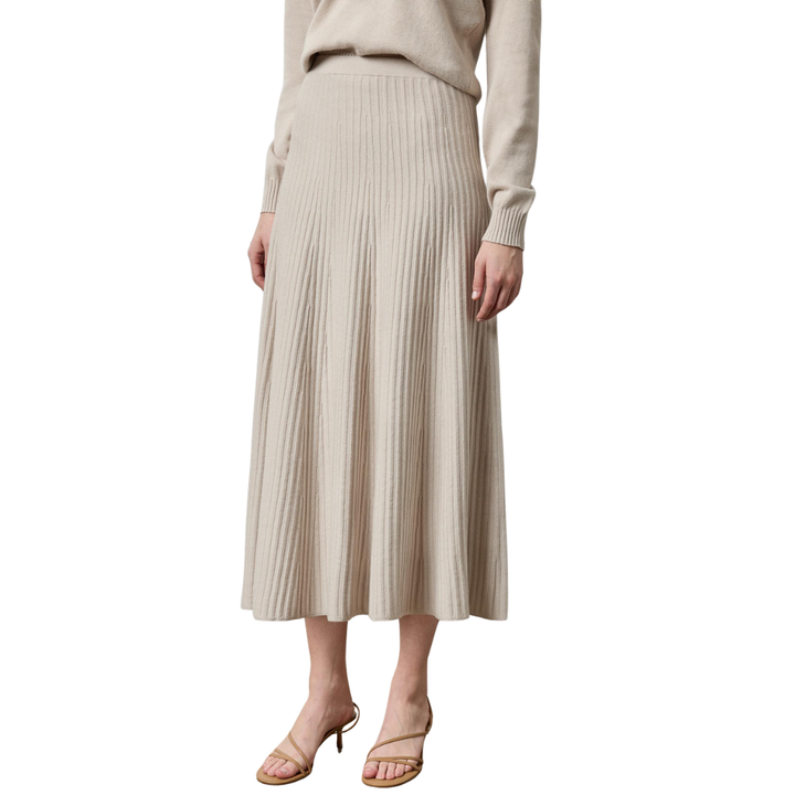 Lilla P Knit Flared Skirt