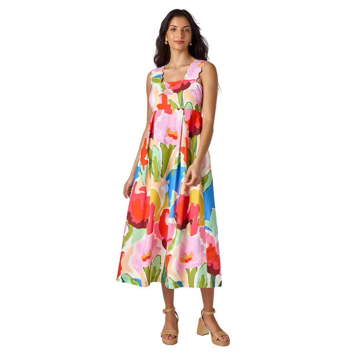 Crosby Evie Dress Painted Petals