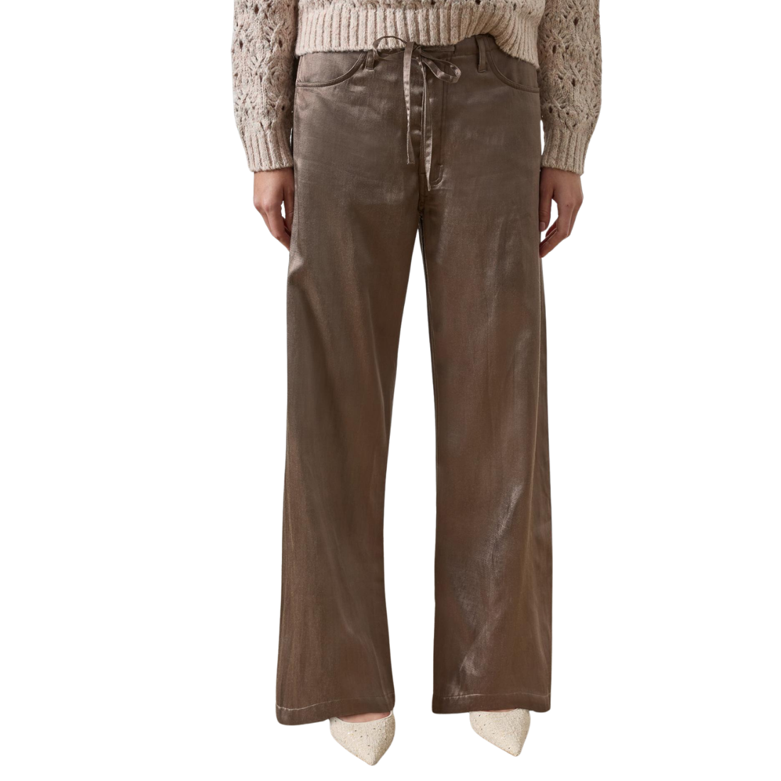 Lilla P Slub Woven Pant