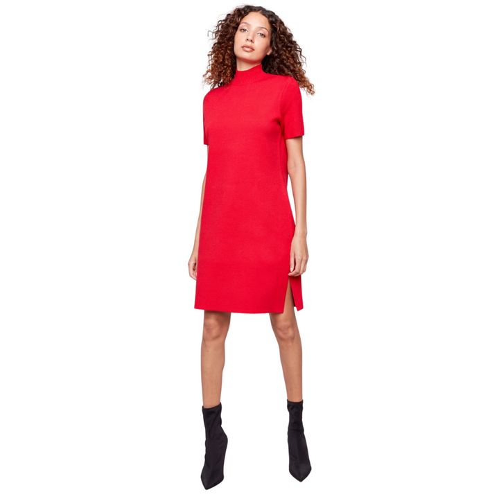 Charlie B Mock Neck Dress