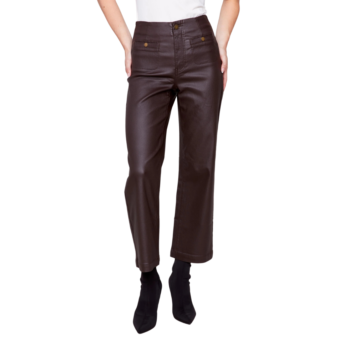 Charlie B Waxed Flared Pant