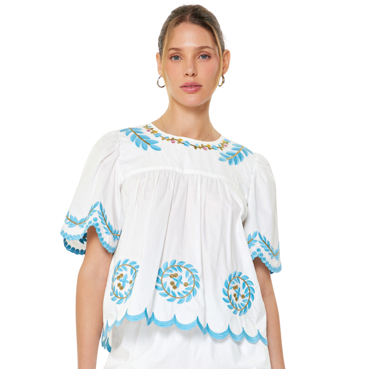 Sophie Scallop Top